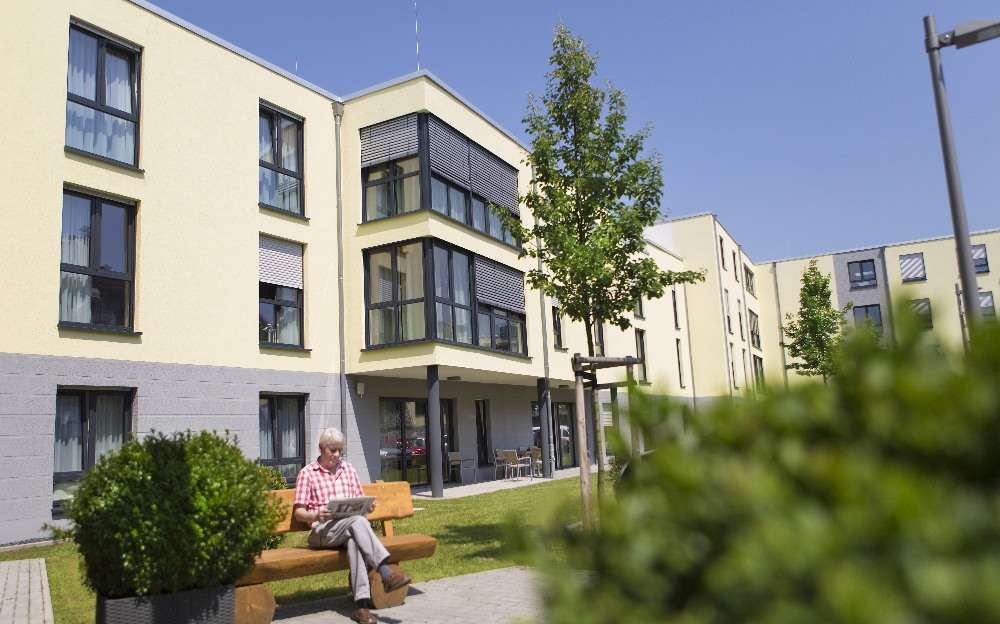 Wohnanlage an der Stadthalle Alsdorf -Aussenansicht