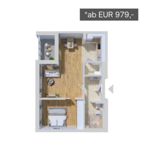 Seniorendomizil Haus Adrian Grundriss Wohnung 4