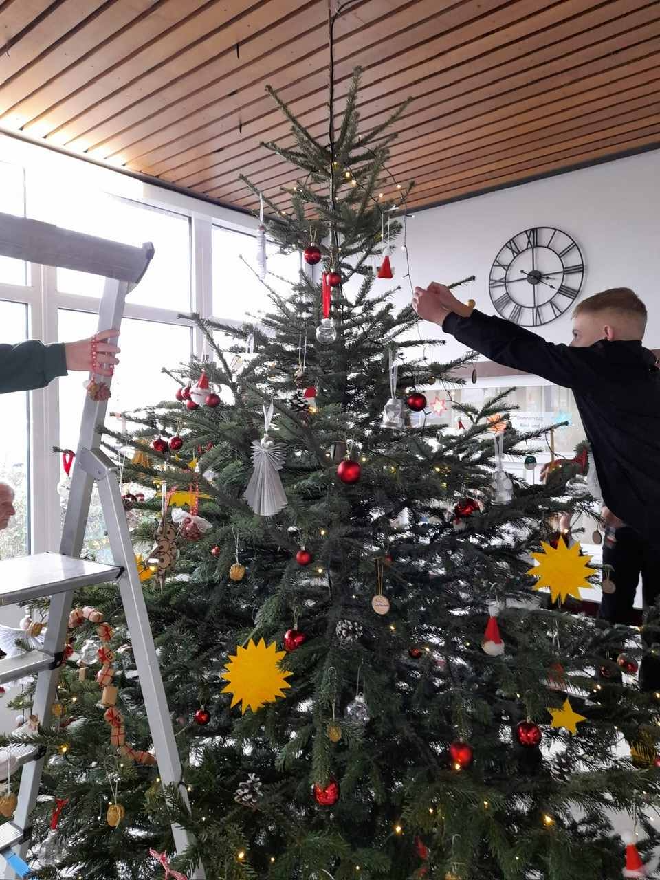 Weihnachtsbaum-Projekt Jung und Alt Gutenberg-Realschule