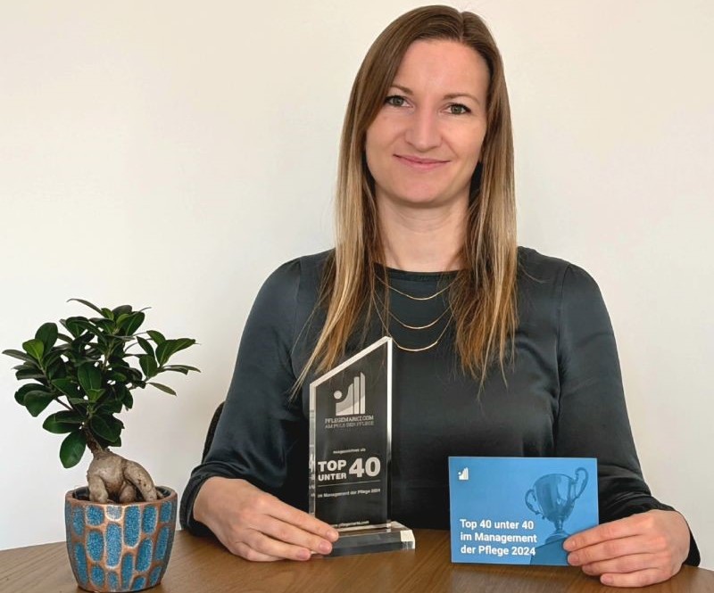 Anika Stoschek gehört zu den „Top 40 under 40“ im Management der Pflege