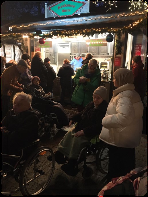 Weihnachtsmarktbesuch Seniorenresidenz Weserstrasse Gemeinschaft