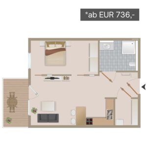 Grundriss 2 Betreutes Wohnen in Seevetal