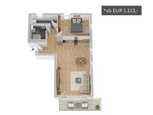 Grundriss Wohnungstyp 12 - Wohnanlage Alsdorf-Kellersberg