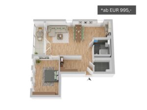 Grundriss Wohnungstyp 5 - Wohnanlage Alsdorf-Kellersberg