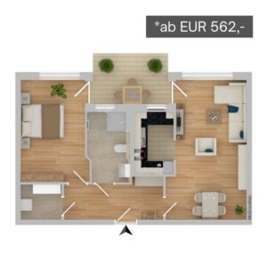 BeWo in Regen Wohnungstyp 3