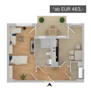 BeWo in Regen Wohnungstyp 4