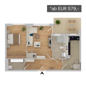 BeWo in Regen Wohnungstyp 8