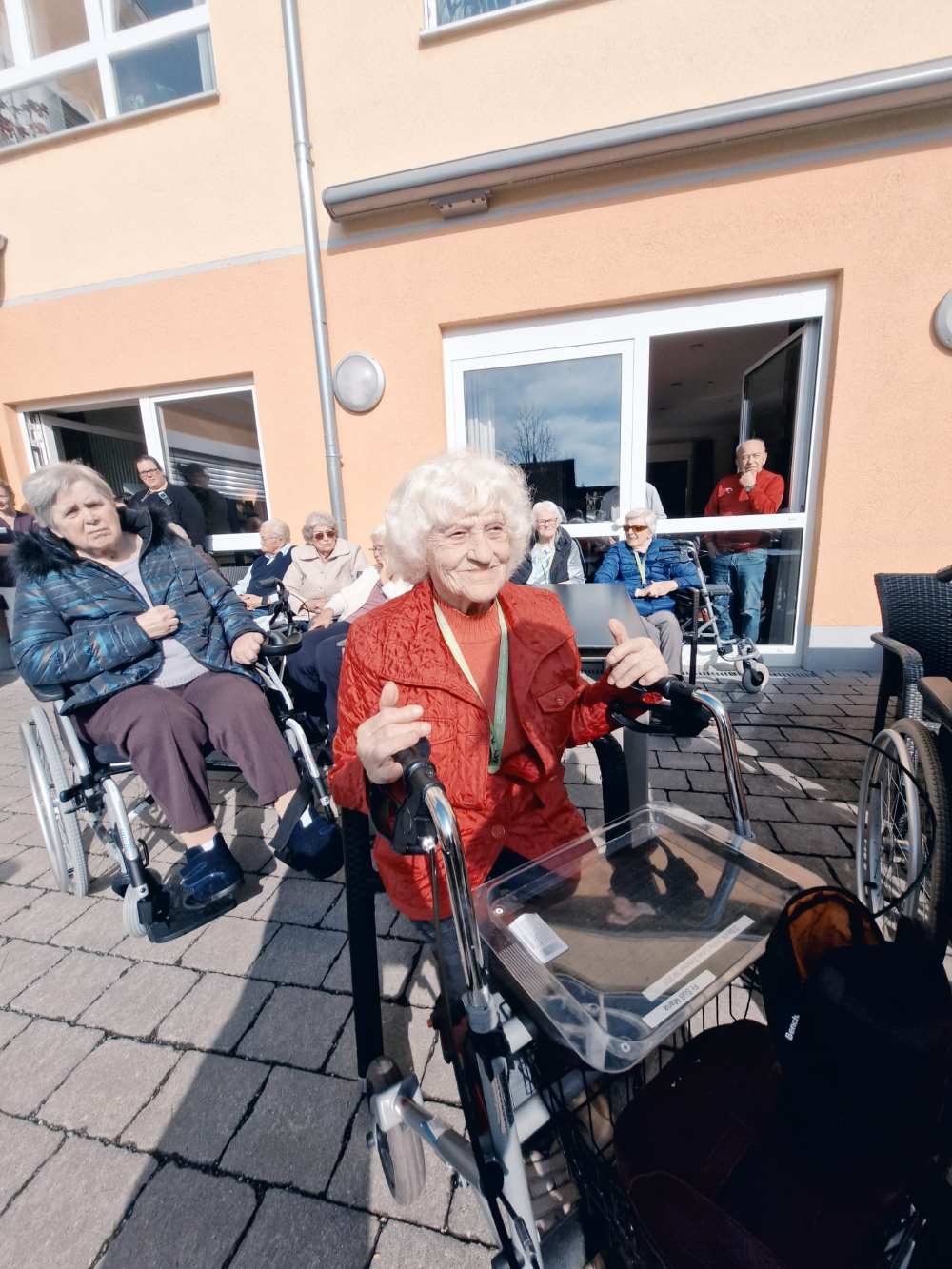 Tierischer Besuch: Alpakas im Seniorendomizil Haus Urban