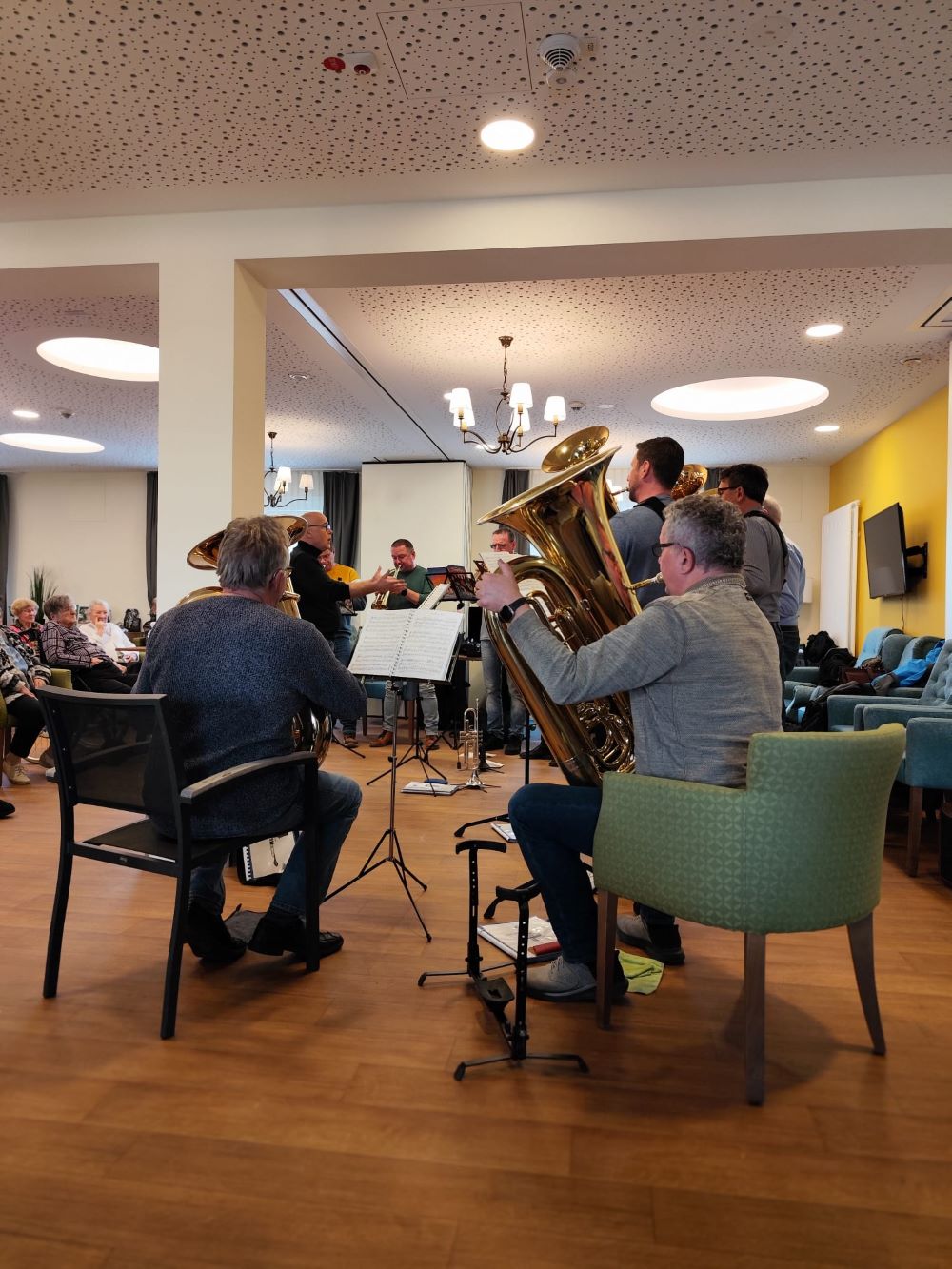 Musikalischer Nachmittag im Seniorendomizil Haus Albert mit dem Posaunenchor