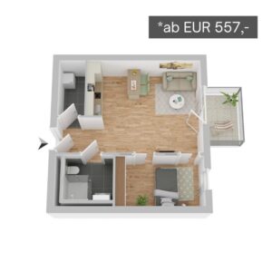 Wohnung 1 in der Seniorenresidenz Lengerich