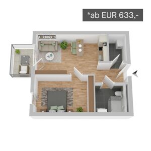 Wohnung 2 in der Seniorenresidenz Lengerich