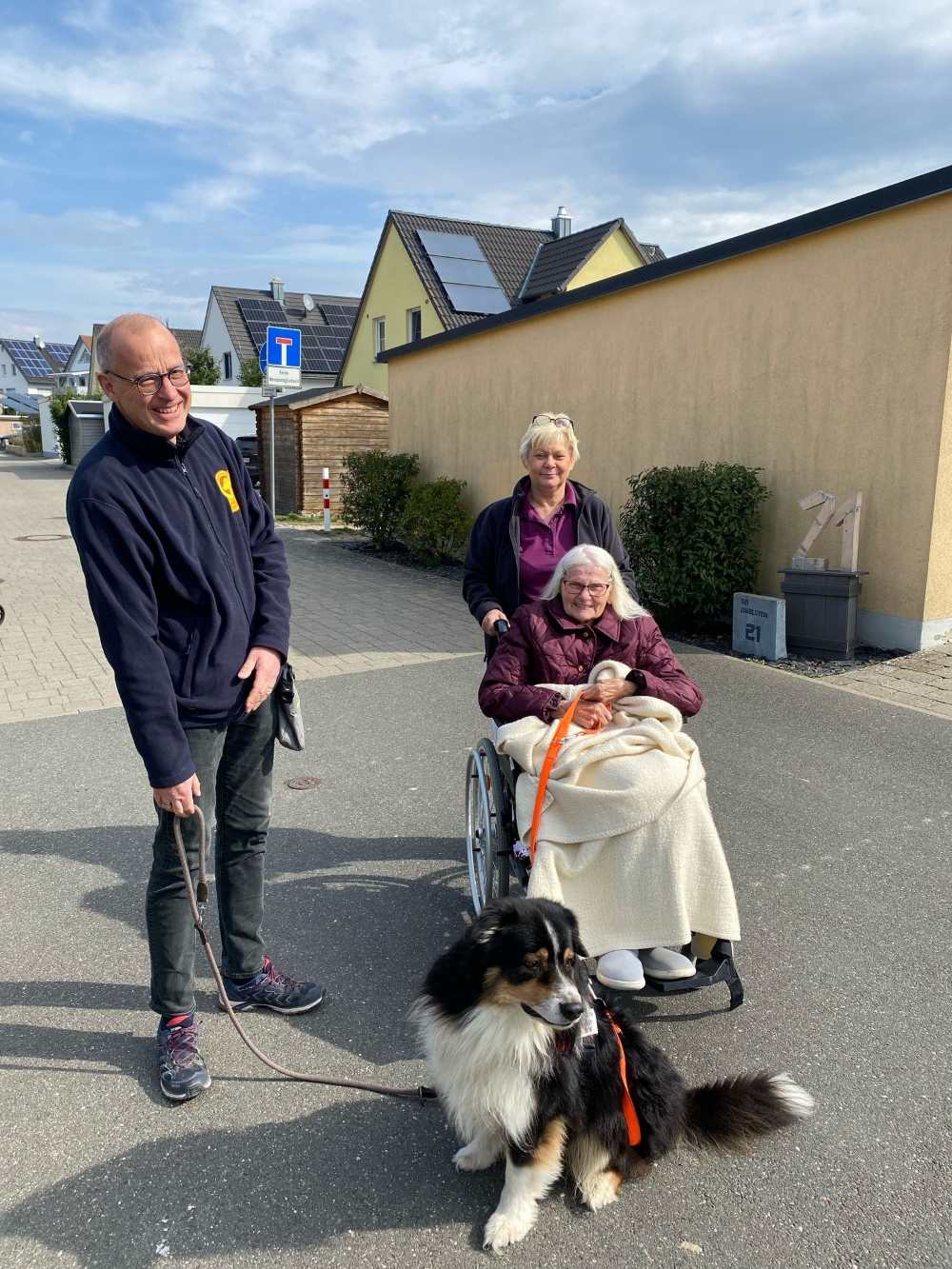 Besuchshund Elliot im Seniorendomizil Haus Heinrich