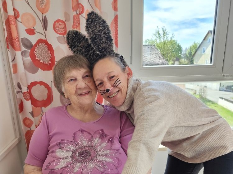 Besuch vom Osterhasen im Haus Valentin