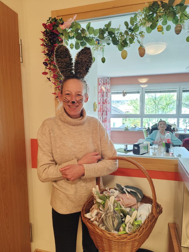 Besuch vom Osterhasen im Haus Valentin