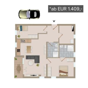 Düren-Gürzenich BeWo Wohnungstyp 12