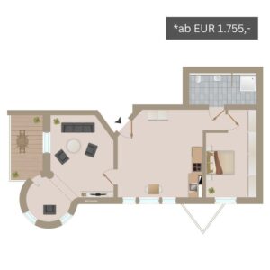 Wohnungstyp 1 Betreutes Wohnen Königswinter