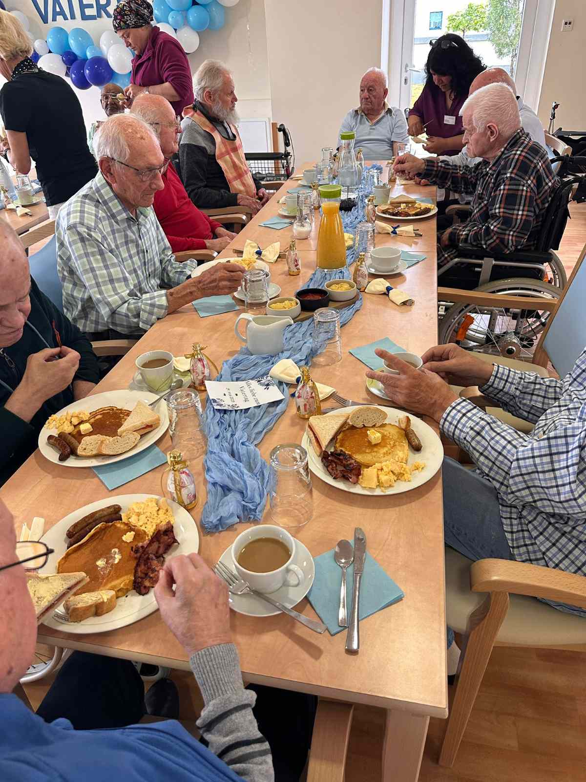 Vatertag im Haus Martin: Amerikanisches Frühstück